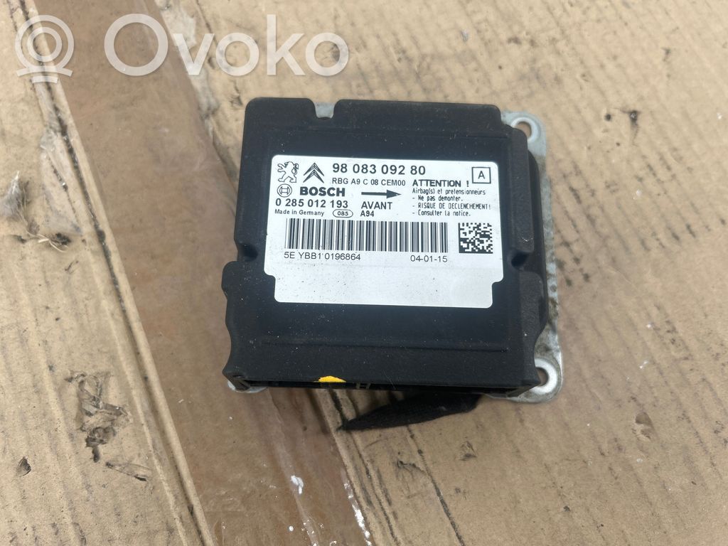 Peugeot 2008 I Airbag control unit/module 