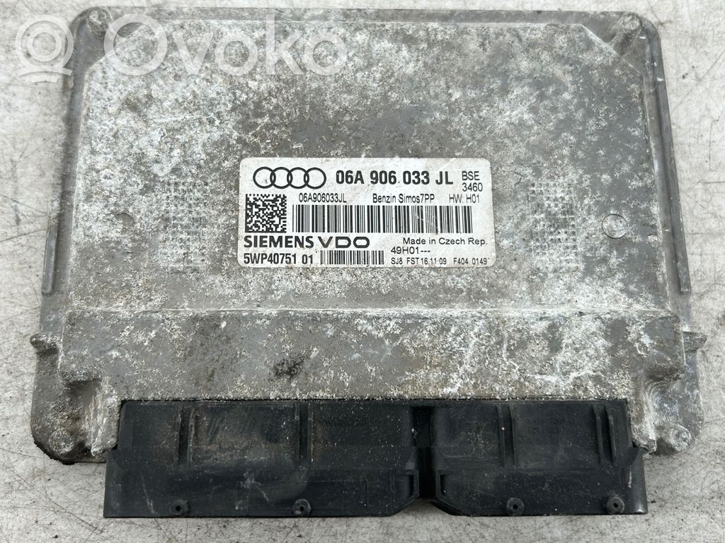 Audi A3 S3 A3 Sportback 8P Engine control unit/module 
