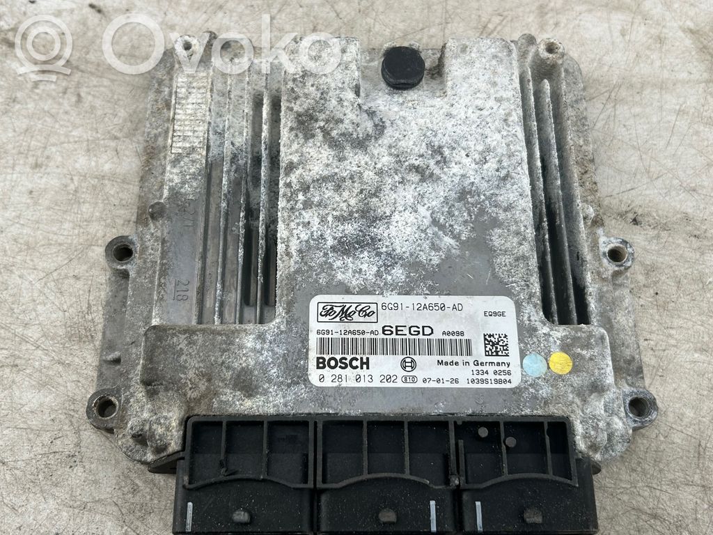Engine control unit/module   6G9112A650AD,0281013202