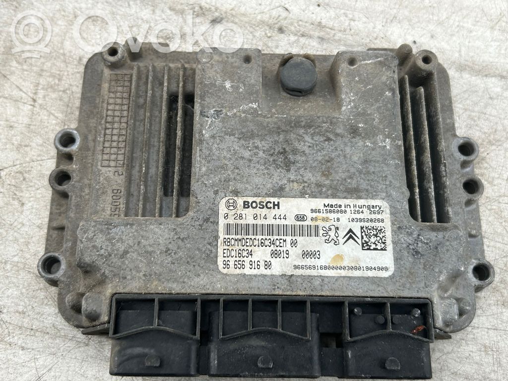 Engine control unit/module   9661586080,9665691680,0281014444