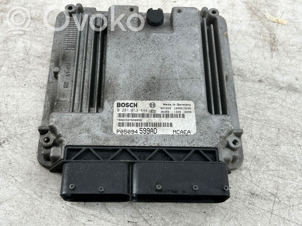 Engine control unit/module   1039S19206,P05094599AD,0281013444