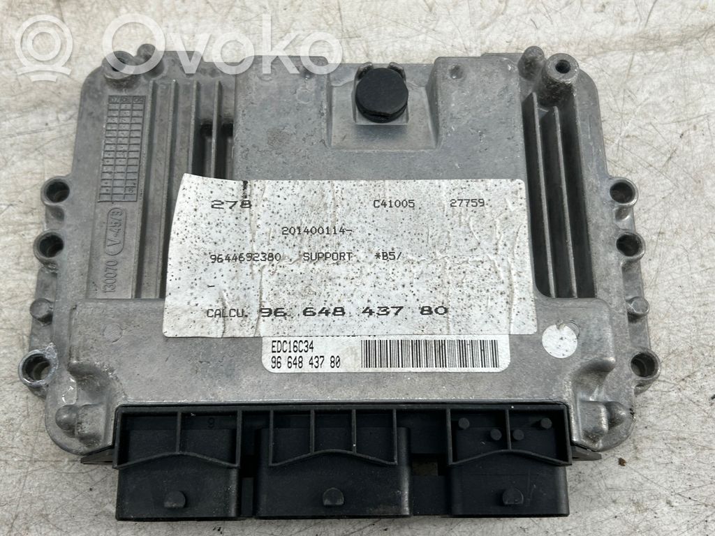 Peugeot 308 Engine control unit/module 