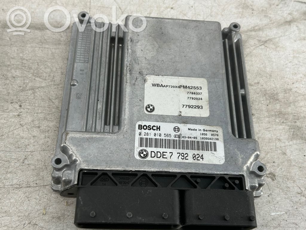 Variklio valdymo blokas   DDE7792024,0281010565,7792293,1039S02198,7792024