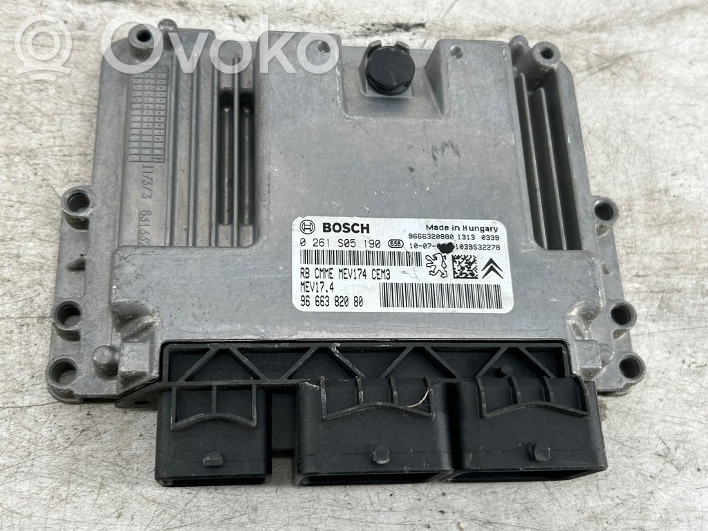 Citroen DS3 Engine control unit/module 
