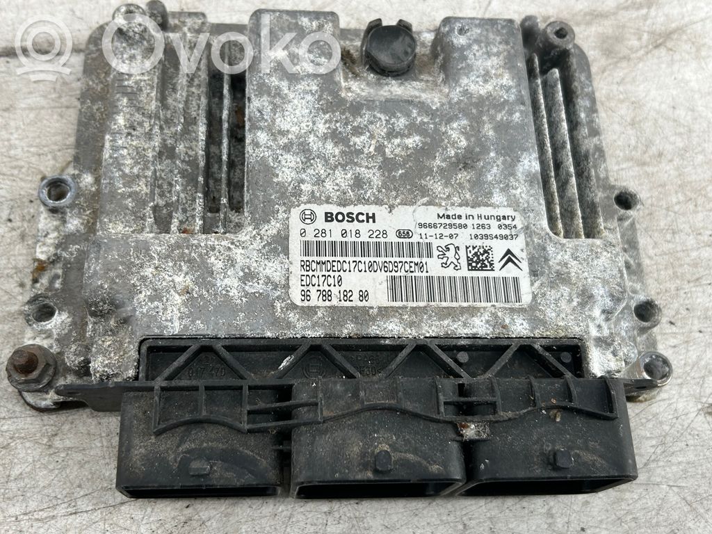 Citroen C4 Grand Picasso Engine control unit/module 