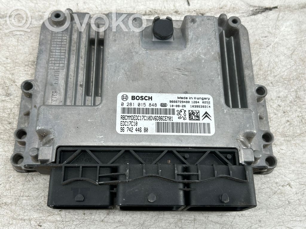 Citroen DS3 Engine control unit/module 