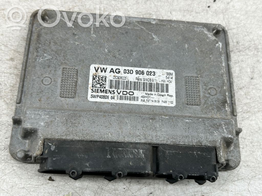 Engine control unit/module   03D906023,5WP4080604