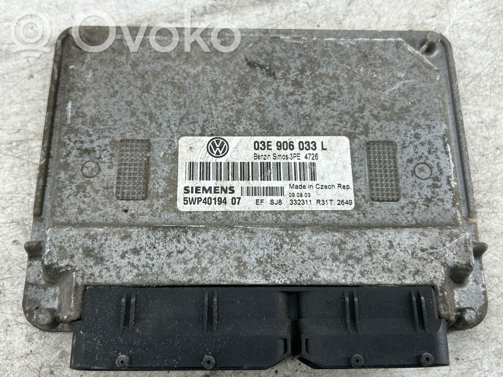 Seat Leon (1P) Engine control unit/module 