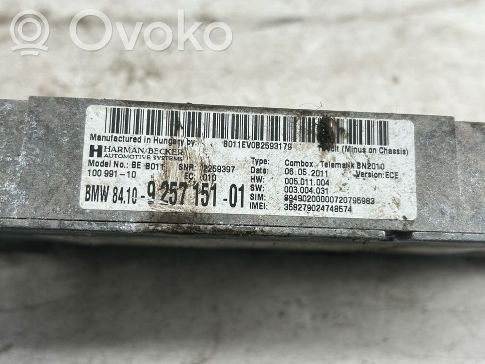 BMW 5 F10 F11 Bluetooth control unit module 