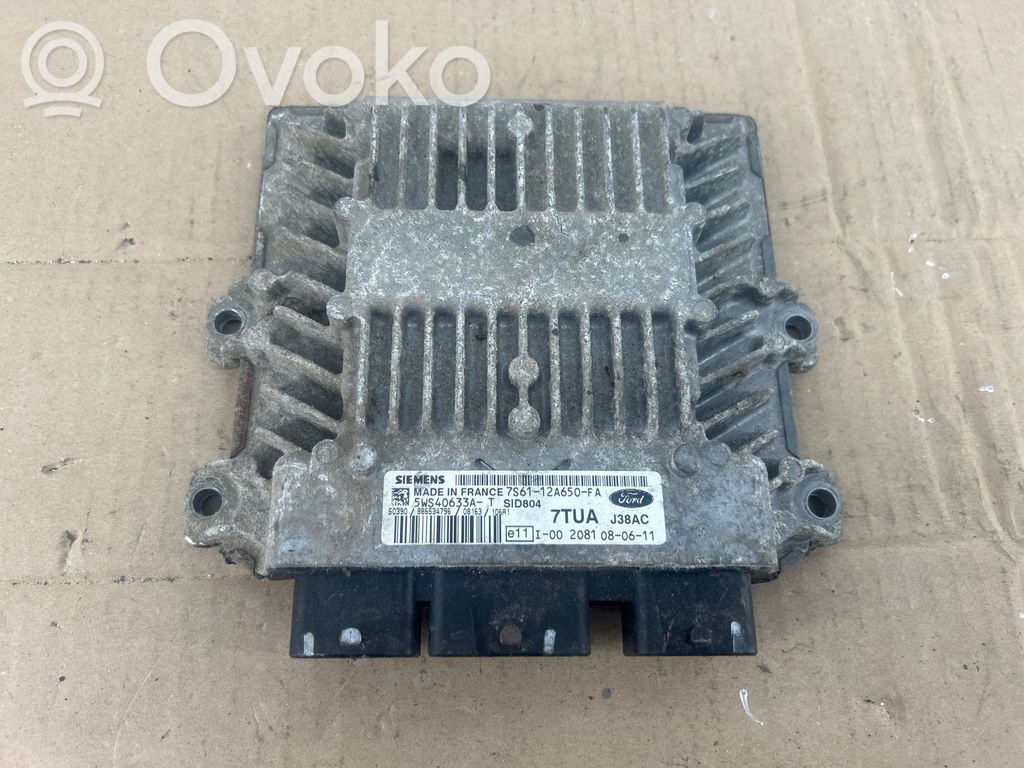Engine control unit/module   7S6112A650FA,5WS40633AT,7TUA
