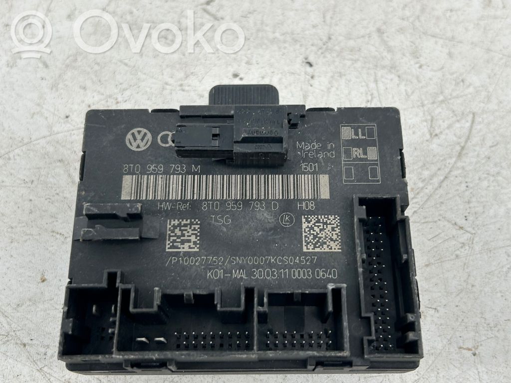 Audi A4 S4 B8 8K Unité de commande module de porte 