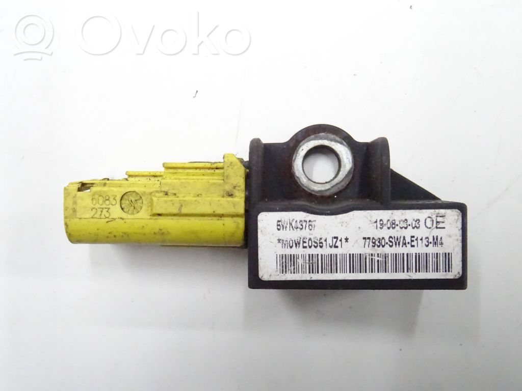 Honda CR-V Airbagsensor Crashsensor Drucksensor 