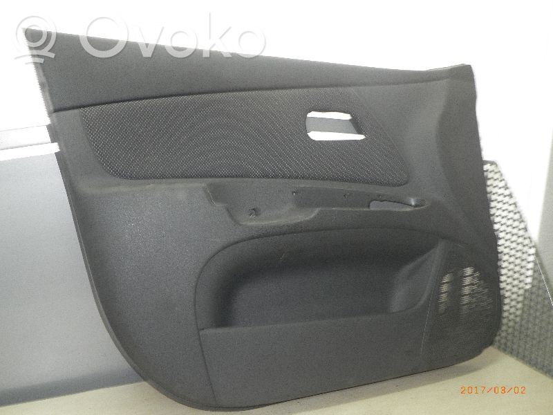 Front door card panel trim