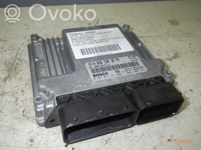 Mercedes-Benz C W203 Unitate/modul de control motor 
