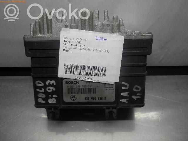 Volkswagen Polo II 86C 2F Engine control unit/module 