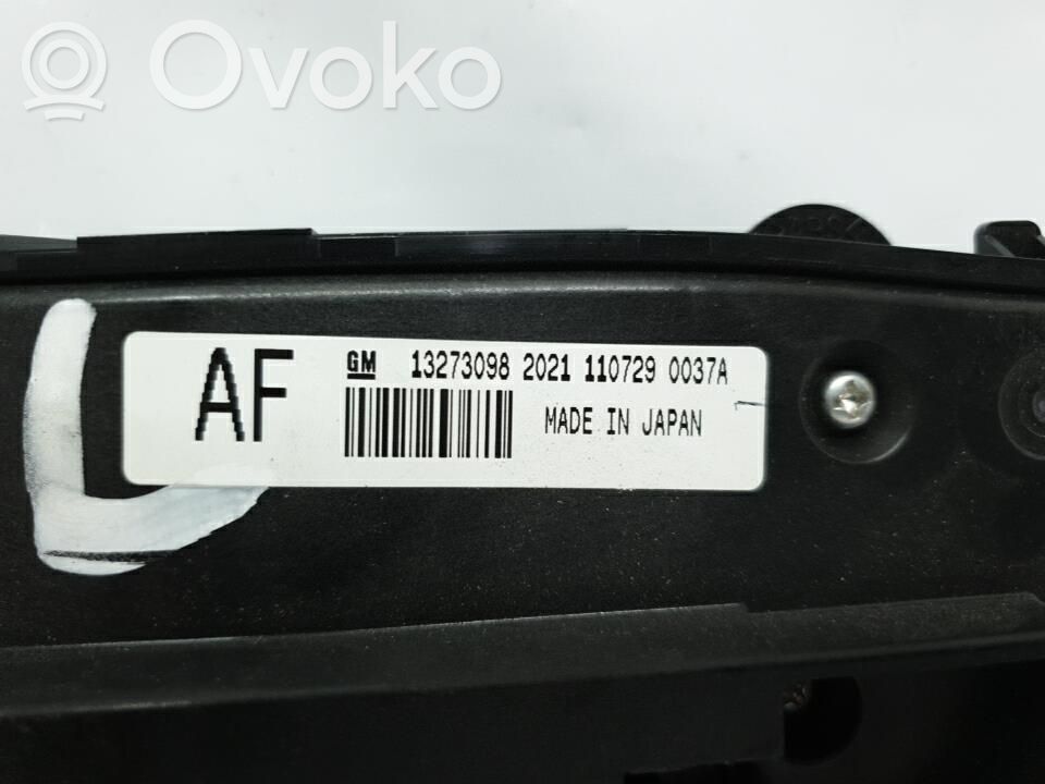 Opel Insignia A Climate control unit 