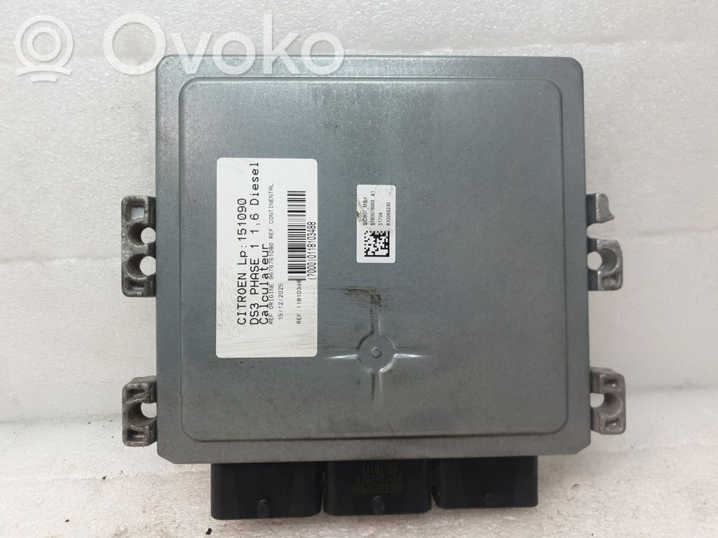 Citroen DS3 Engine control unit/module 