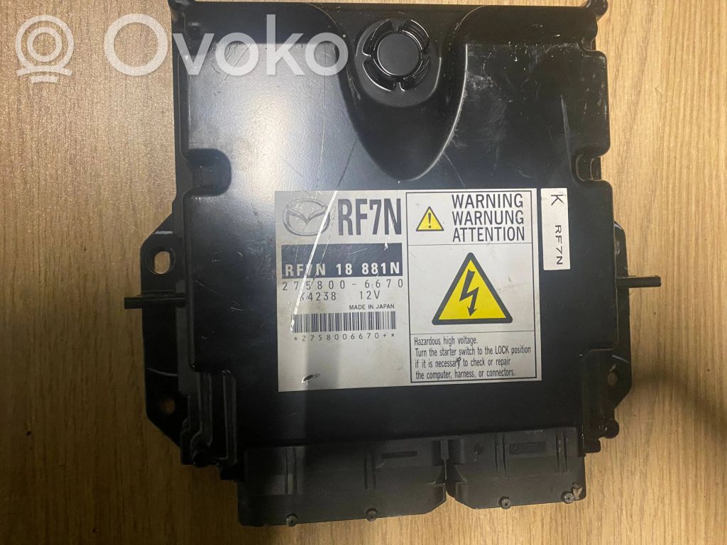 Engine control unit/module   2758006670,RF7N18881N