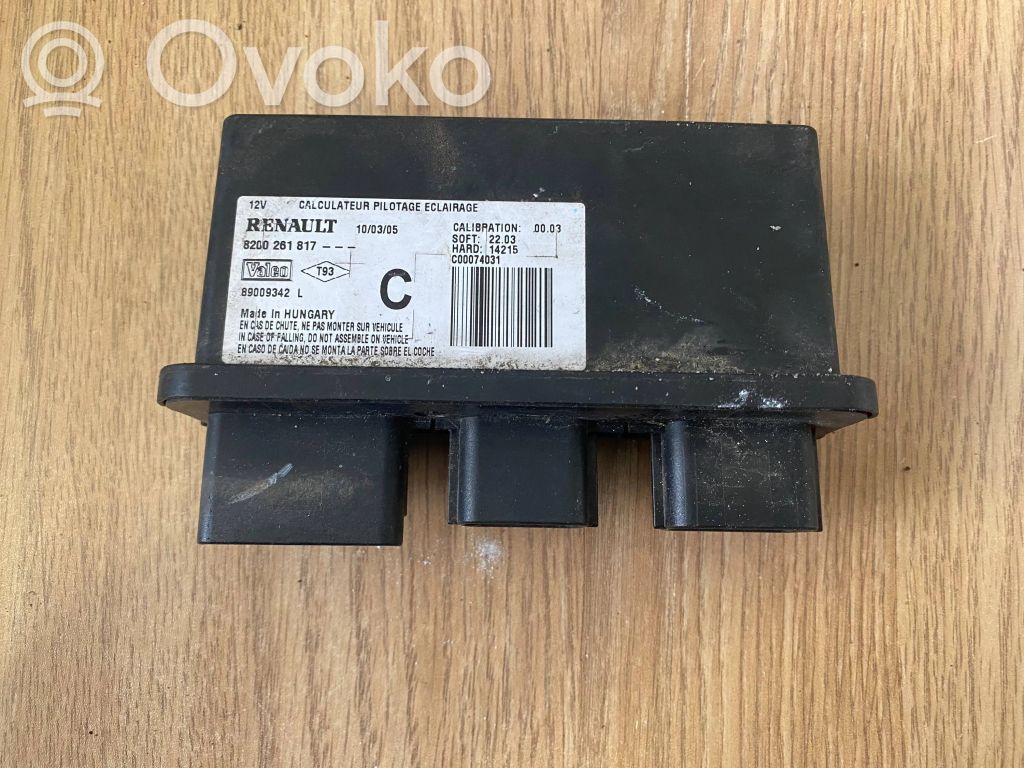 Other control units/modules   8200261817,89009342,C00074031