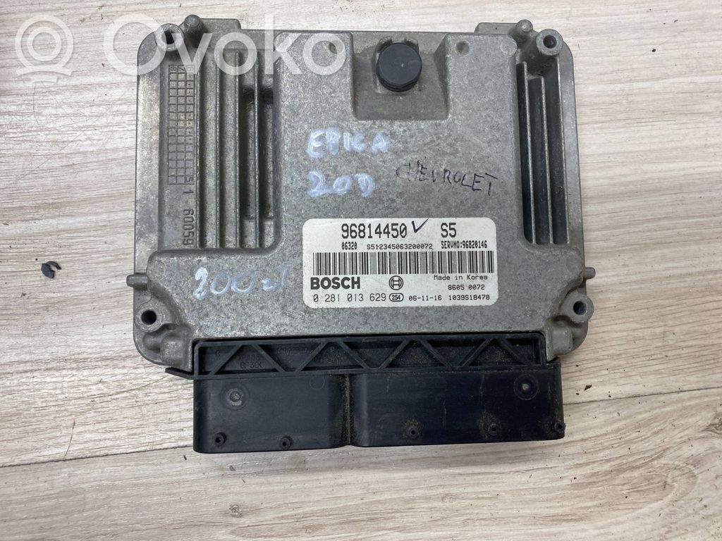 Engine control unit/module   96814450,0281013629