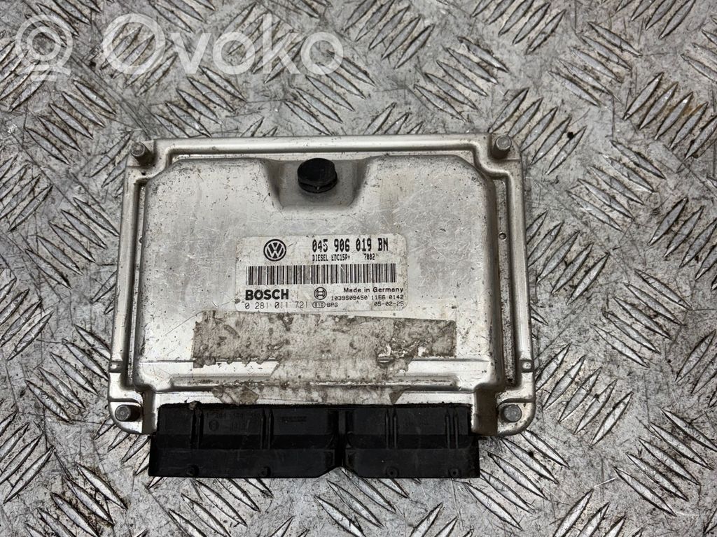 Unidad de control/módulo del motor   045906019BN,1039S09450,0281011721