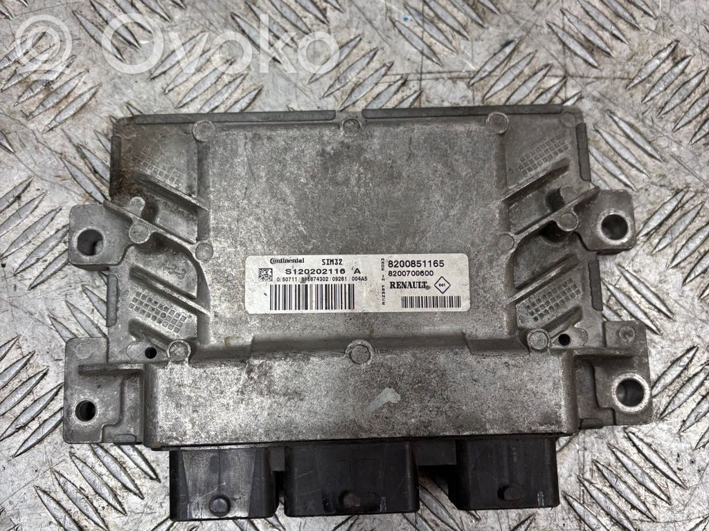 Engine control unit/module   8200851165,S120202116A,8200700600