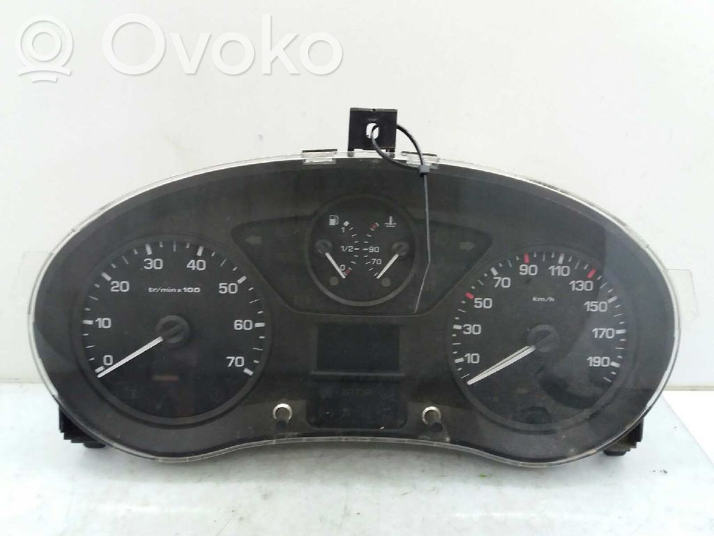 Geschwindigkeitsmesser Cockpit   9801642280,9665983780