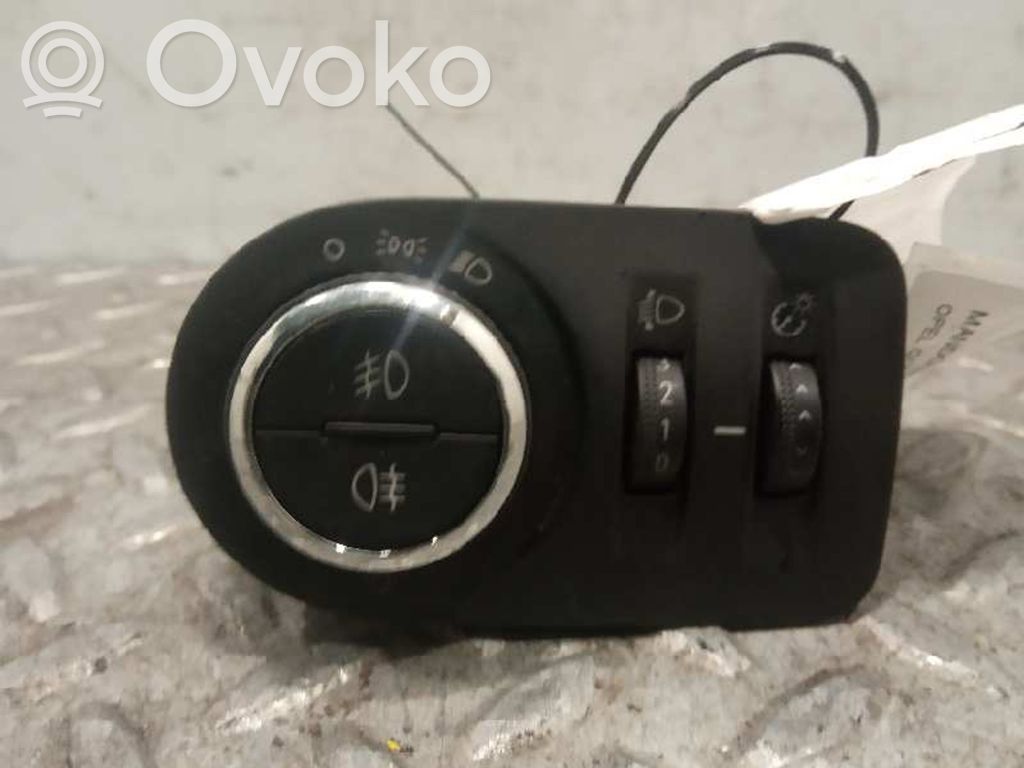 Opel Corsa D Panel lighting control switch 