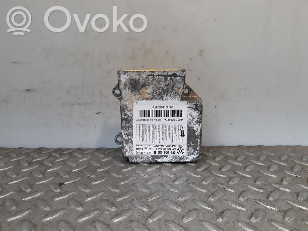 Unidad de control/módulo del Airbag   4F0959655B,4F0910655E,5WK43416