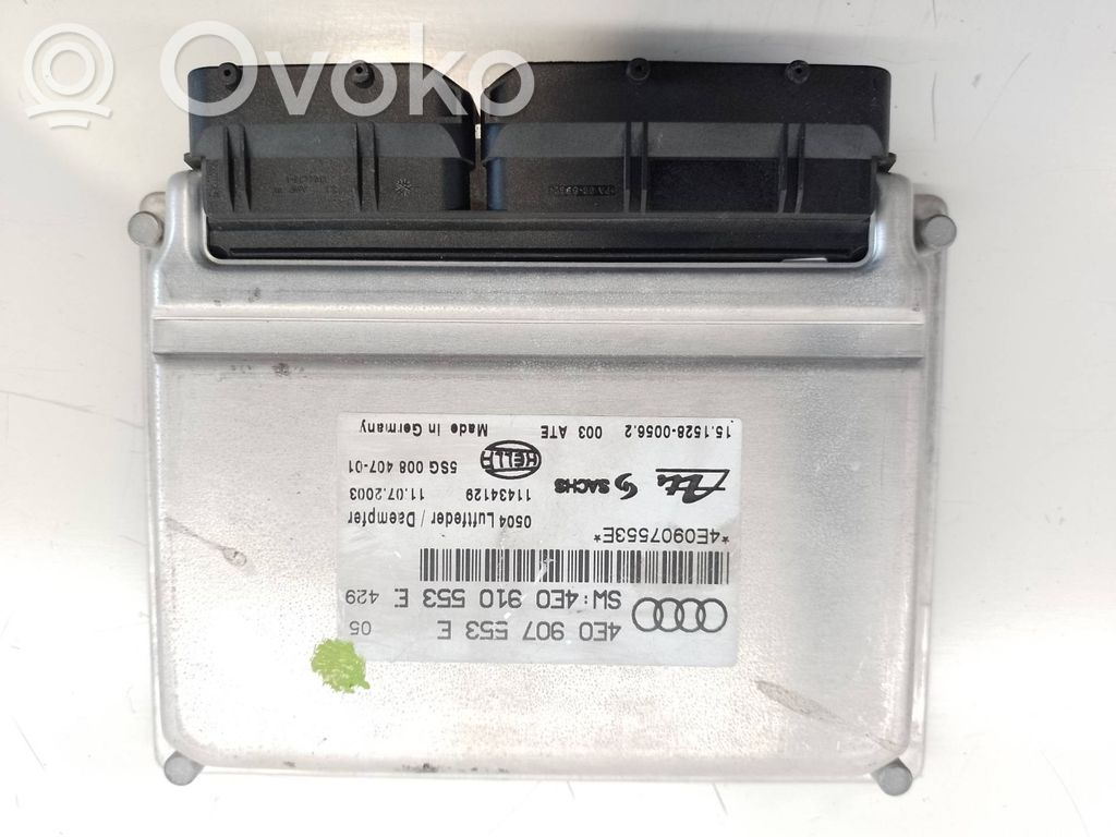 Unidad de control/módulo de la suspensión   4E0907553E