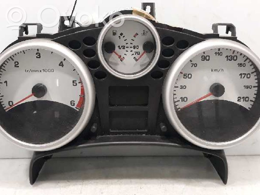 Peugeot 207 Geschwindigkeitsmesser Cockpit 
