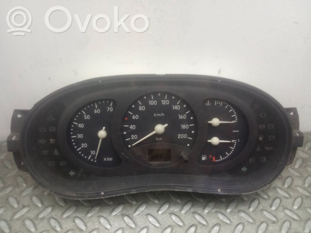 Renault Clio I Nopeusmittari (mittaristo) 