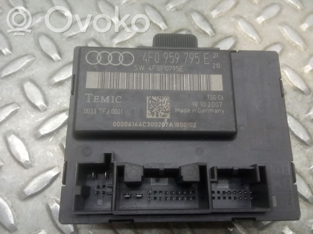 Audi A6 S6 C6 4F Centralina/modulo del motore 