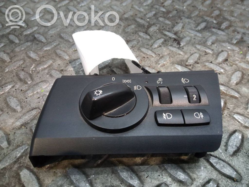 BMW X3 E83 Interruptor de control del panel de luces 