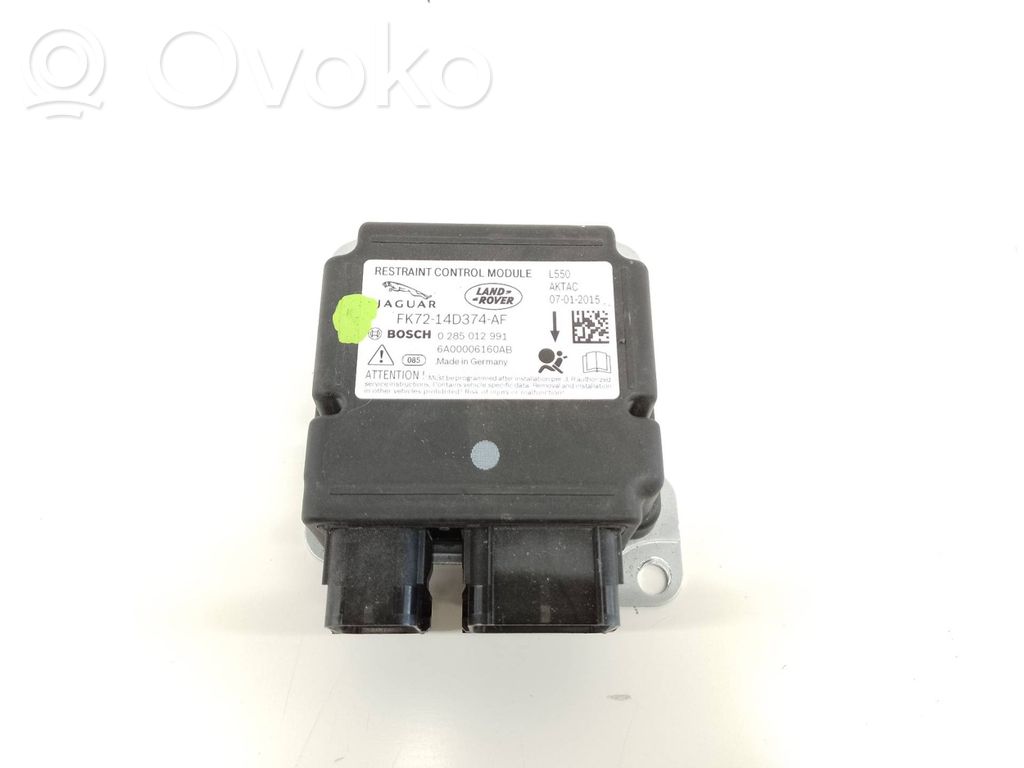 Sterownik / Moduł Airbag   FK7214D374AF,0285012991