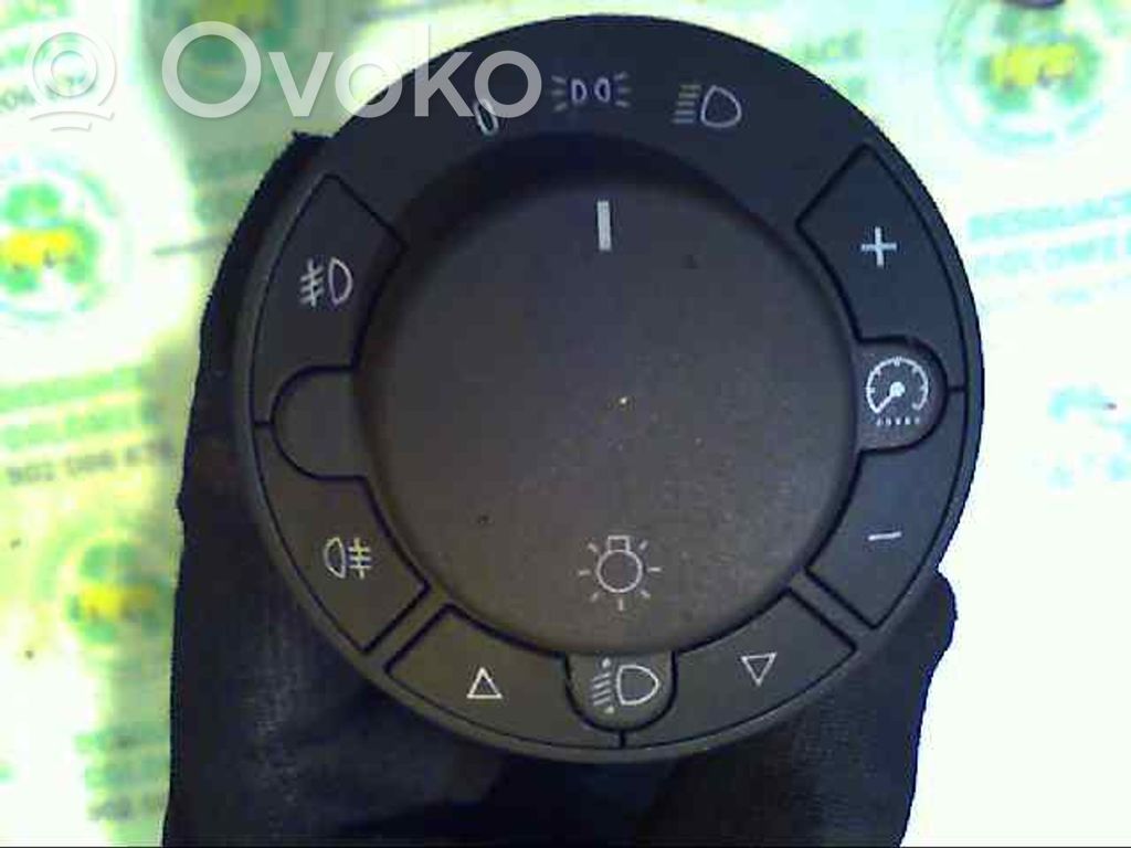 Interruptor de control del panel de luces