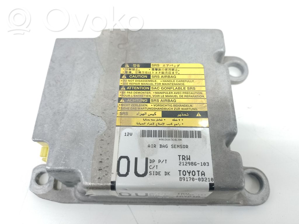 Toyota Yaris Centralina/modulo airbag 