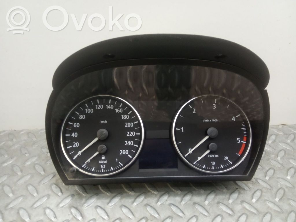 BMW 3 E90 E91 Speedometer (instrument cluster) 