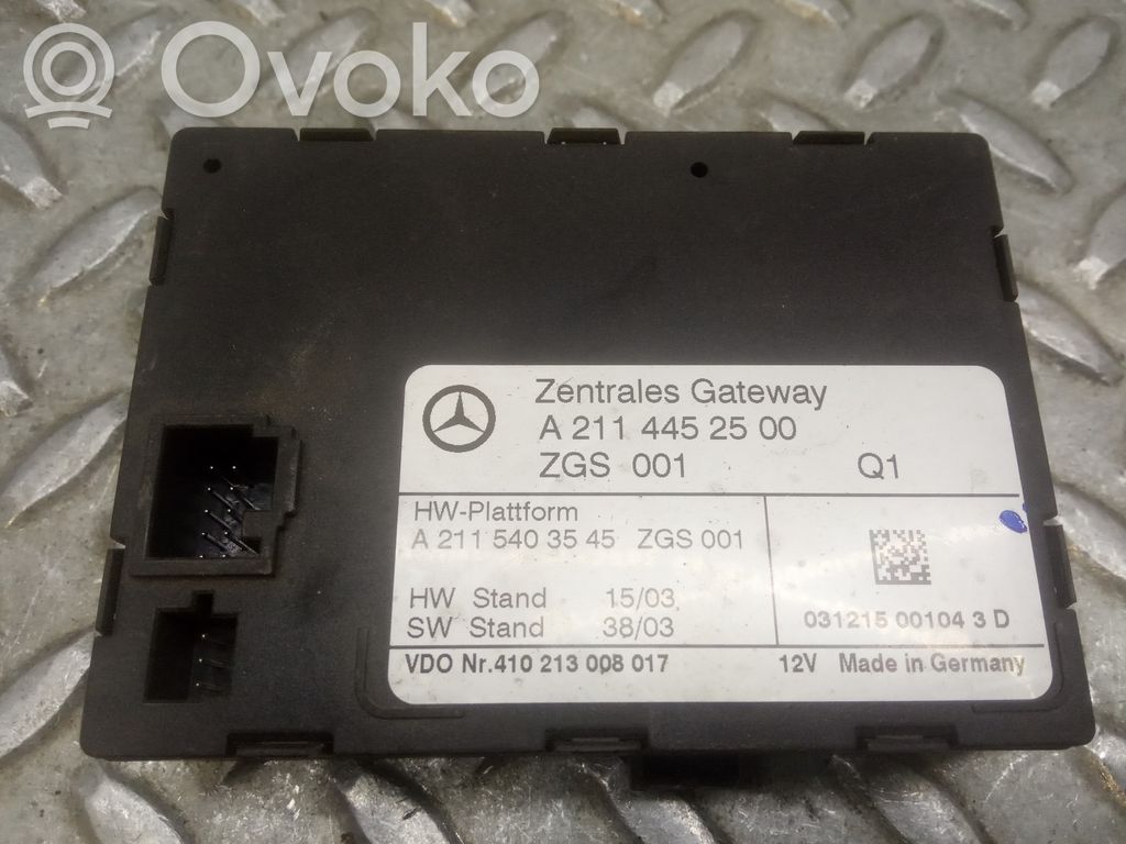Mercedes-Benz E W211 Centralina/modulo del motore 
