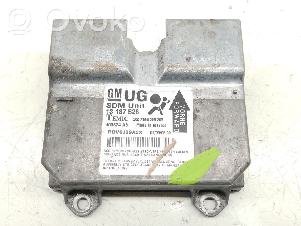 Opel Corsa C Airbag control unit/module 