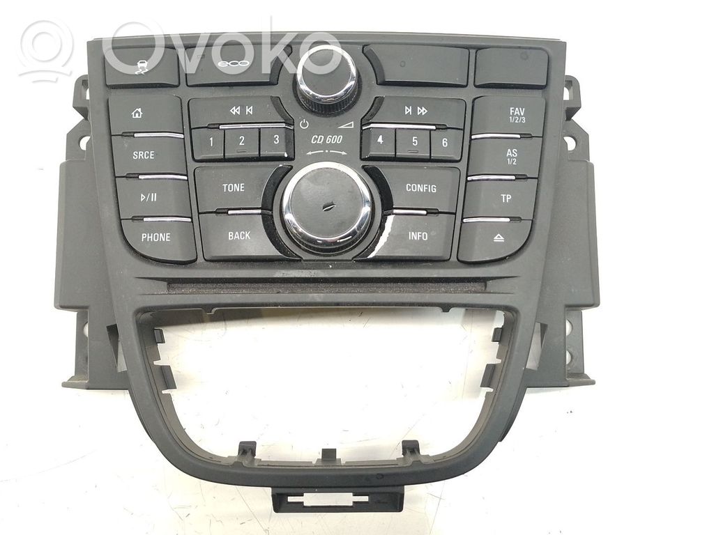 Opel Astra J Unidad de control de sonido audio HiFi 