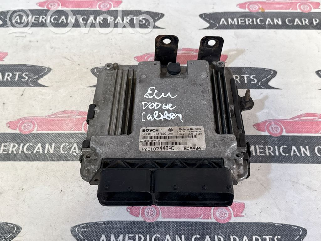 Unidad de control/módulo del motor   P05187449AC,0281013693,1039S22784
