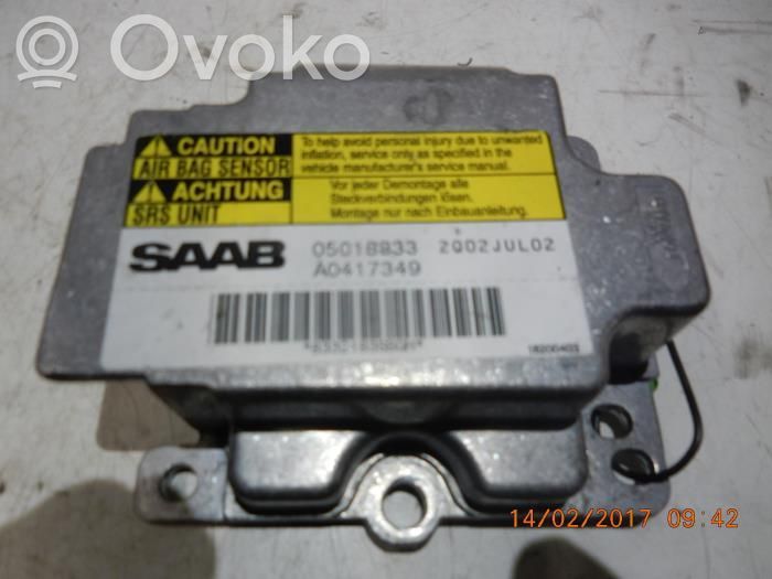 Airbag control unit/module   05018833,A0417349,8332183SBQH,05018833,1485654,7701063398,8200138953,8200246183,8200280992,8200307801,8200337246,8200340430,8200367445,8332183SBQH,A0417349