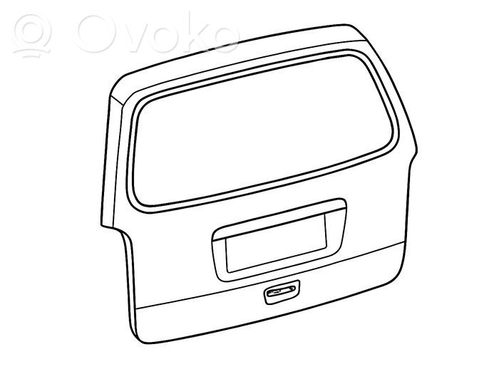 BMW X5 E53 Tailgate/trunk/boot lid 