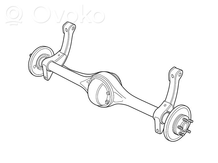 Citroen C4 Cactus Rear axle beam 