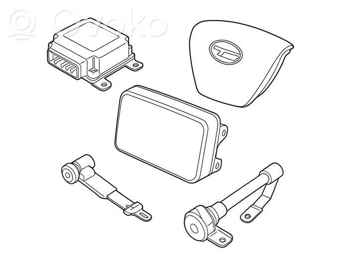 Airbag control unit/module   4M5T14B056AD,0285001551,640009326001,0285001551,4M5T14B056AD,640009326001