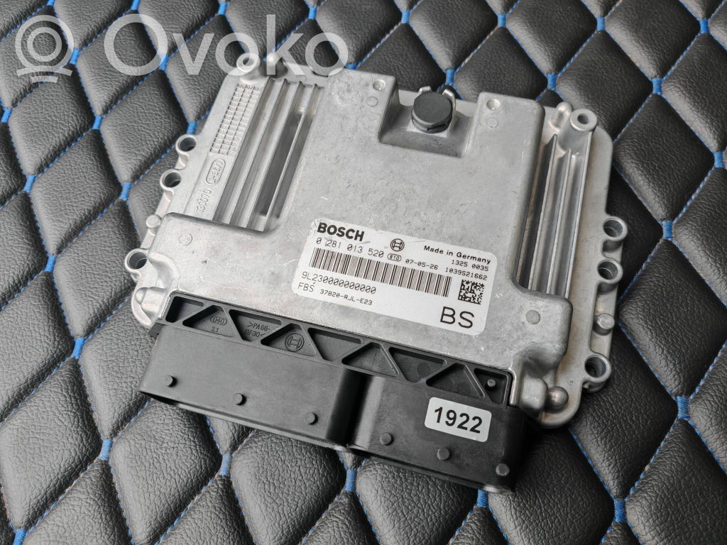 Engine control unit/module ECU   0281013520,37820RJLE23,1039S21662