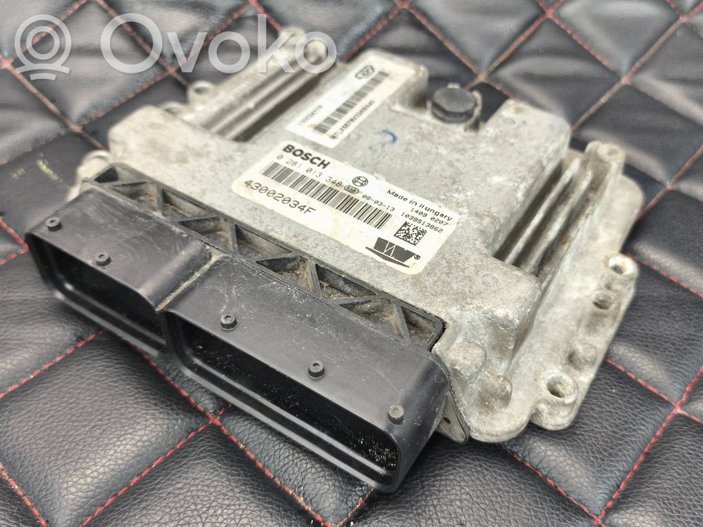 Engine control unit/module   0281013348,1039S13862,43002034F