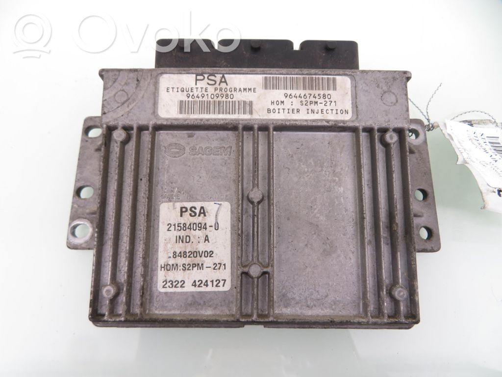 Citroen Xsara Picasso Engine control unit/module 