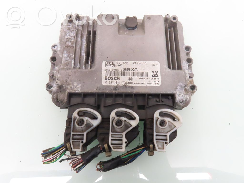 Engine control unit/module   6M5112A650NC,0281011701,0281011701,6M5112A650NC